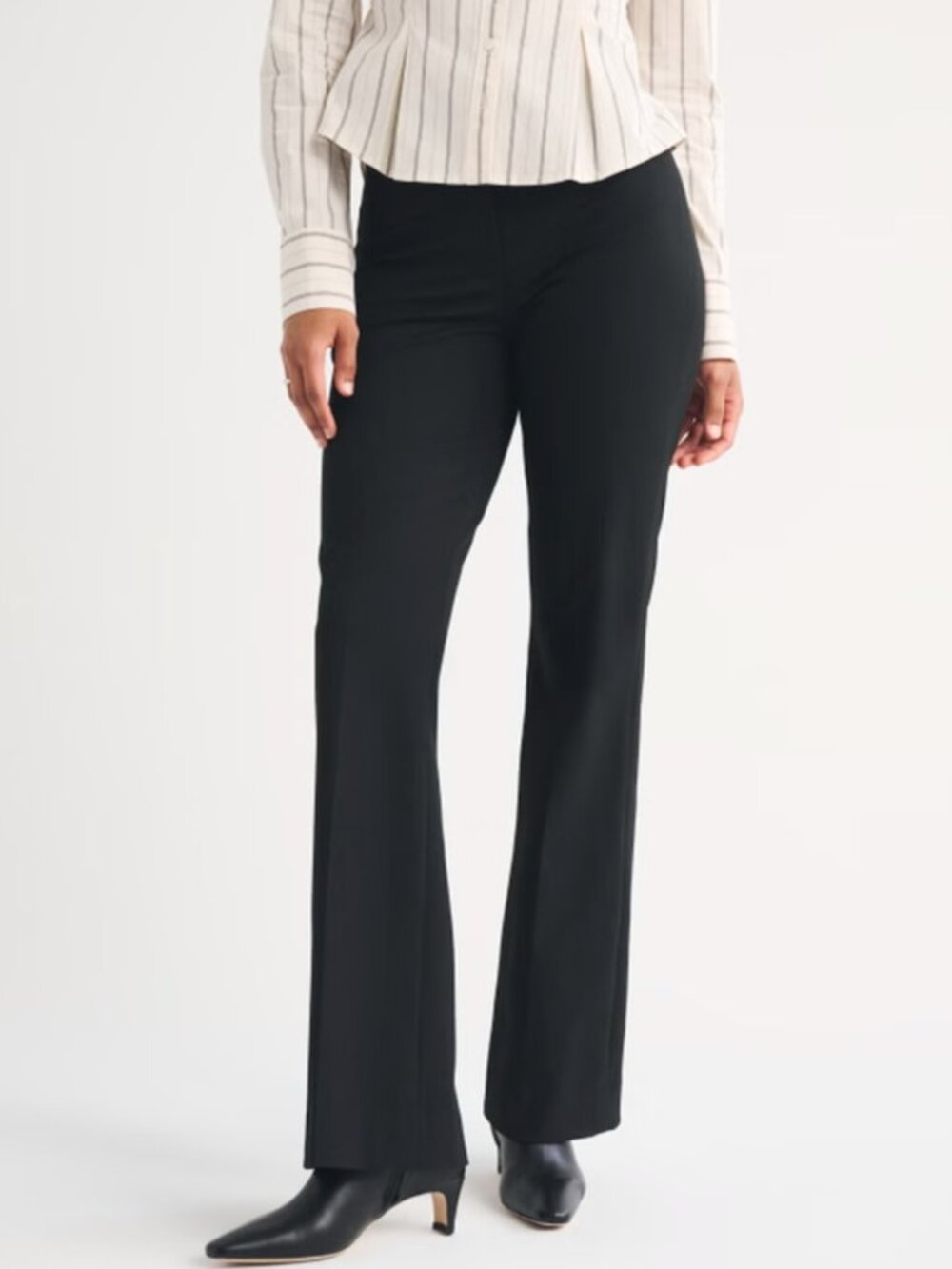 Abercrombie Forme Bootcut Pant Size 26 Short Black New With Tags